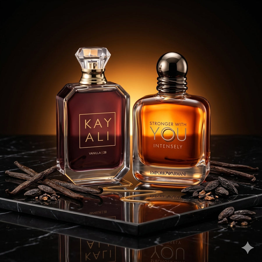 Pack Gourmand Vanille - Armani SWY Intensely + Kayali Vanilla